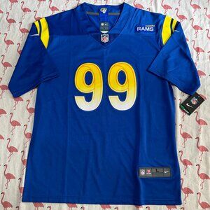 Nike Blue Jersey #99 Los Angeles Rams Donald